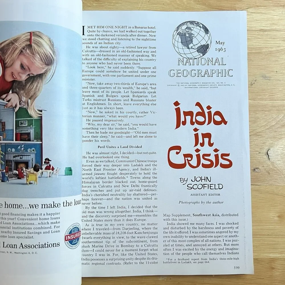 National Geographic May 1963 India Ladakh Mount Rainier Venus Southwest Asia